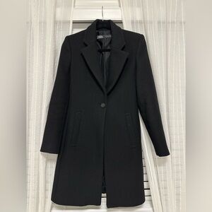 Zara Women's Classic Black Trench Coat